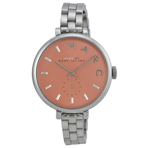 Marc by Marc Jacobs Slim Baker Orange Dial Stainless Steel Ladies Watch MBM3365 - The Watches Men & CO
