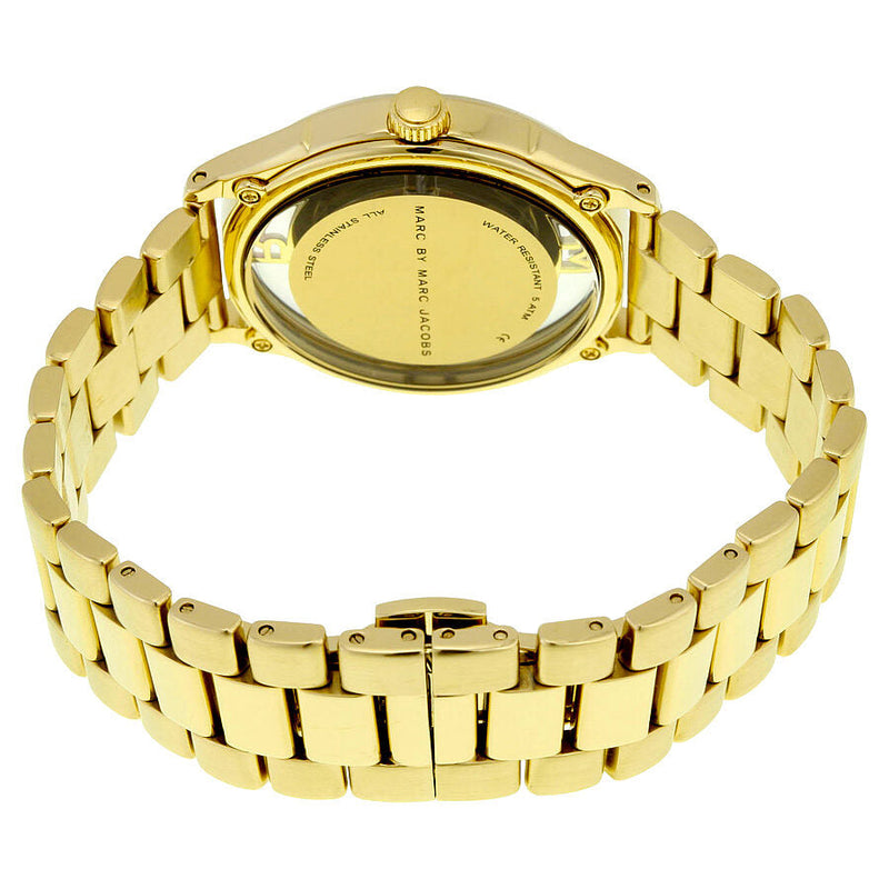 Marc by Marc Jacobs Tether Gold Dial Gold-tone Ladies Watch MBM3413 - The Watches Men & CO #3