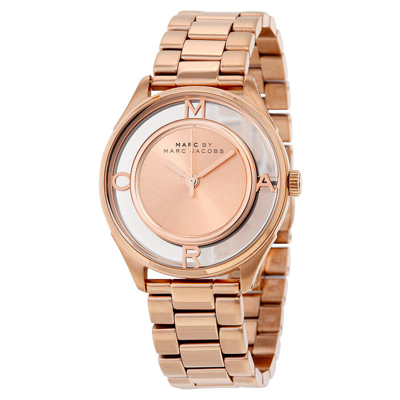 Marc by Marc Jacobs Tether Rose Dial Ladies Watch MBM3414 - The Watches Men & CO