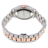 Marc by Marc Jacobs Tether Silver Transparent Dial Two-tone Ladies Watch MBM3436 - The Watches Men & CO #3