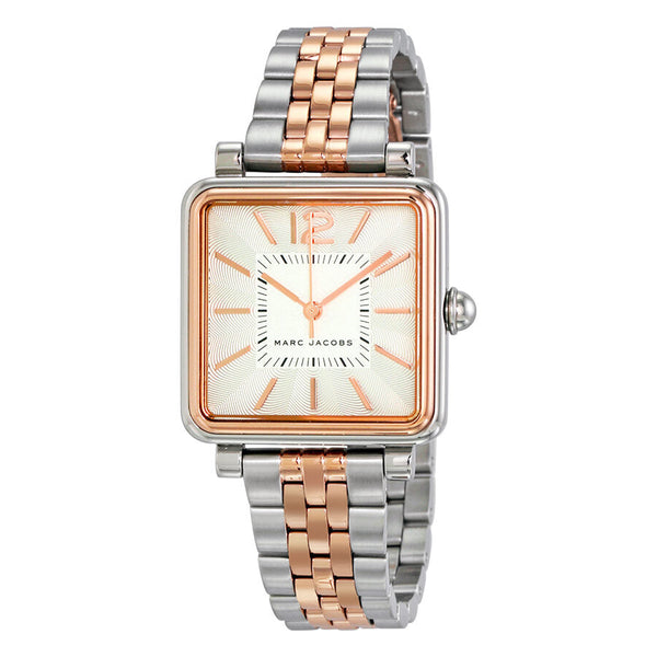 Marc Jacobs Vic Silver Dial Ladies Two Tone Watch MJ3463 - The Watches Men & CO