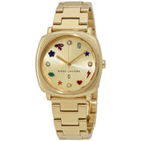 Marc Jacobs Mandy Gold Tone Dial Ladies Watch MJ3549 - The Watches Men & CO