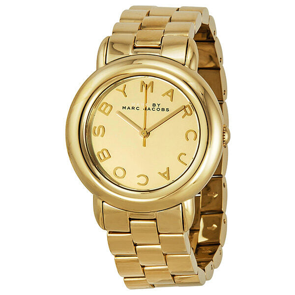 Marc by Marc Jacobs Marci Gold Dial Gold Ion-plated Ladies Watch MBM3098 - The Watches Men & CO