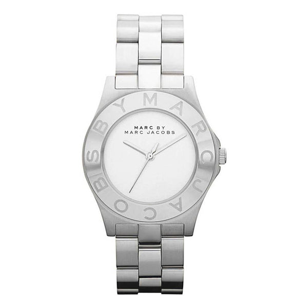 Blade White Dial Sliver Stainless Steel Ladies Watch 37mm  MBM3125 - The Watches Men & CO