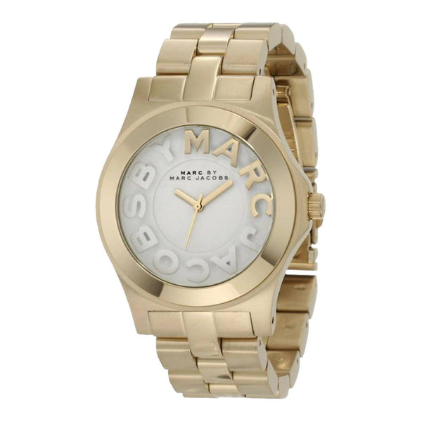 Marc Jacobs Women's 'Rivera' Gold-Tone Stainless Steel Watch  MBM3134 - The Watches Men & CO