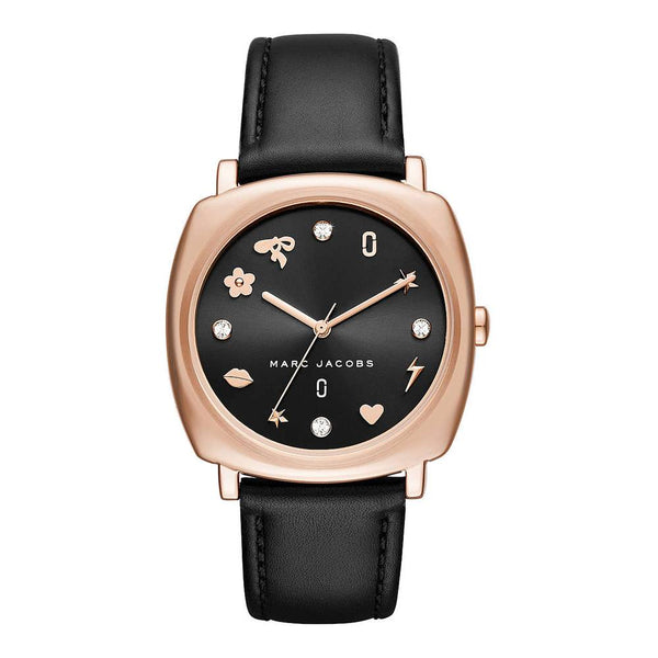 Marc Jacobs Womens 'Mandy' Quartz Stainless Steel and Leather Watch  MJ1565 - The Watches Men & CO