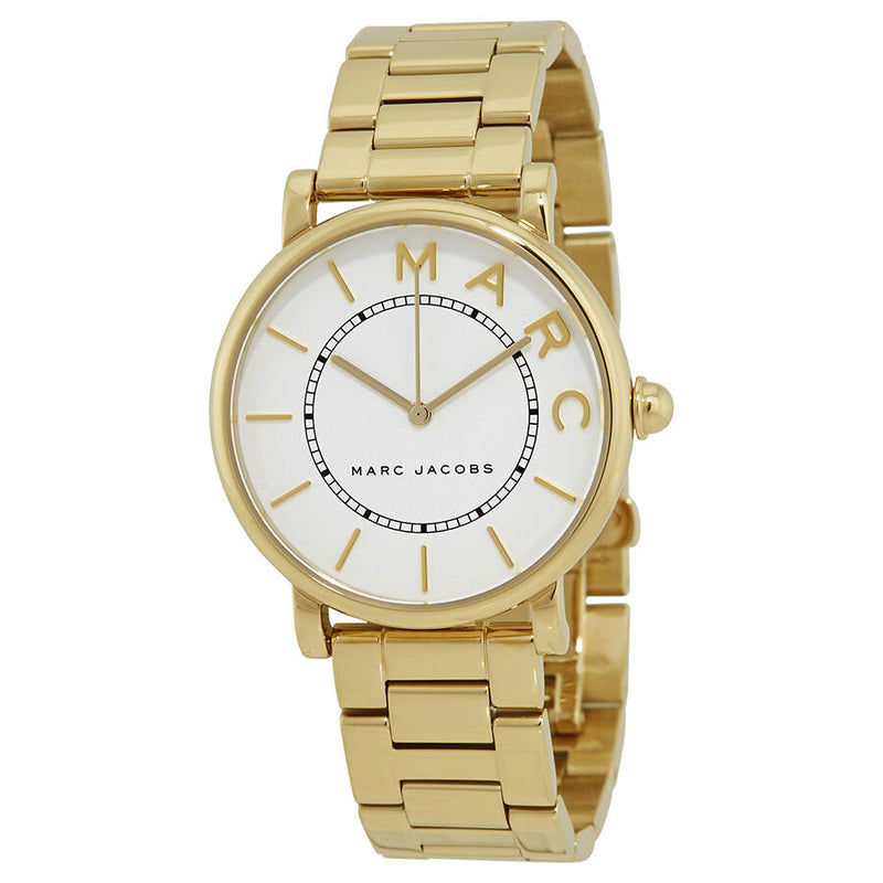 Marc Jacobs Roxy White Satin Dial Ladies Watch #MJ3522 - The Watches Men & CO