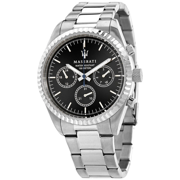 Maserati Competizione Chronograph Quartz Black Dial Men's Watch R8853100023 - The Watches Men & CO