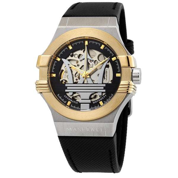 Maserati Potenza Automatic Skeleton Dial Men's Watch #R8821108037 - The Watches Men & CO