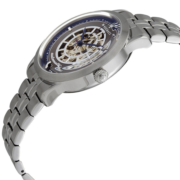 Maserati Ricordo Automatic Grey Skeleton Dial Men's Watch #R8823133005 - The Watches Men & CO #2