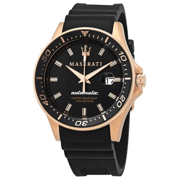 Maserati Sfida Automatic Black Dial Men's Watch #R8821140001 - The Watches Men & CO