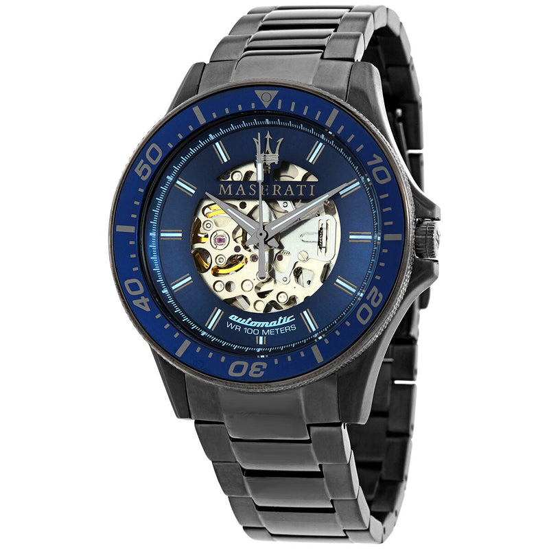 Maserati Sfida Automatic Blue Dial Men's Watch R8823140001 - The Watches Men & CO