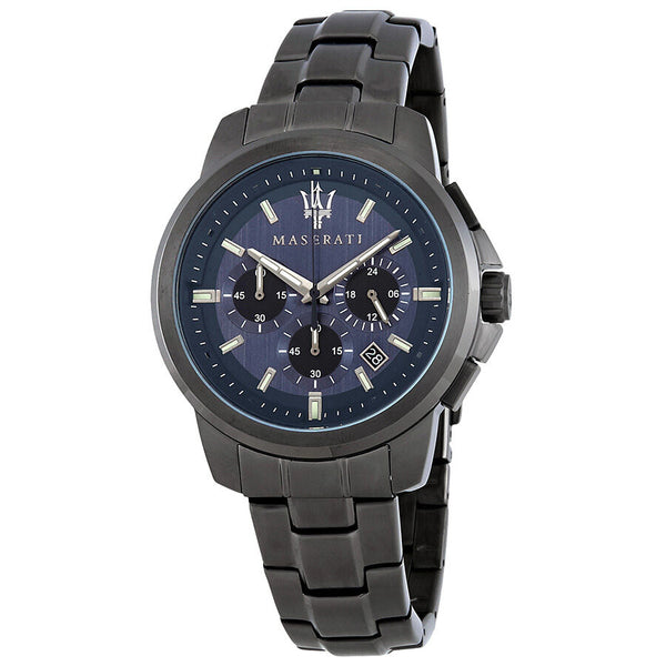 Maserati Successo Chronograph Blue Dial Men's Watch R8873621005 - The Watches Men & CO