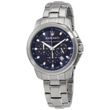 Maserati Successo Chronograph Blue Dial Men's Watch R8873621002 - The Watches Men & CO