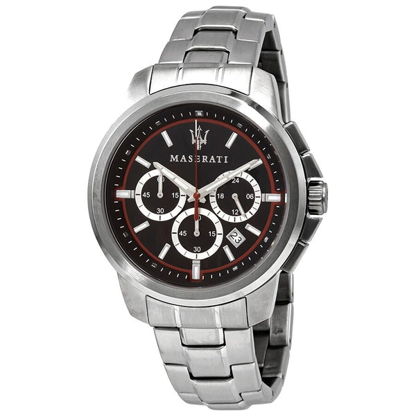 Maserati Successo Chronograph Quartz Black Dial Men's Watch R8873621009 - The Watches Men & CO