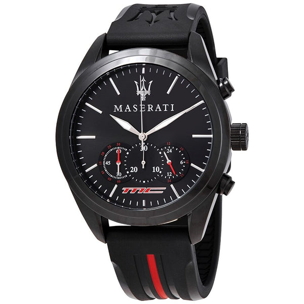 Maserati Traguardo Chronograph Black Dial Men's Watch #R8871612004 - The Watches Men & CO