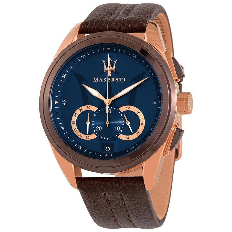 Maserati Traguardo Chronograph Blue Dial Men's Watch R8871612024 - The Watches Men & CO