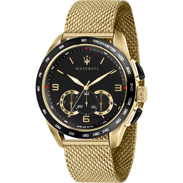 Maserati Traguardo Chronograph Quartz Black Dial Men's Watch #R8873612010 - The Watches Men & CO