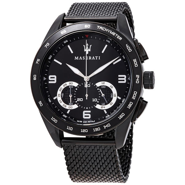 Maserati Traguardo Chronograph Quartz Black Dial Men's Watch R8873612031 - The Watches Men & CO