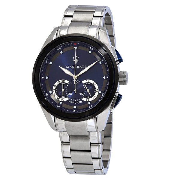 Maserati Traguardo Chronograph Quartz Blue Dial Men's Watch #R8873612014 - The Watches Men & CO