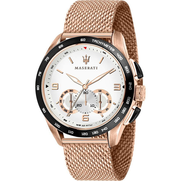 Maserati Traguardo Chronograph Quartz White Dial Men's Watch R8873612011