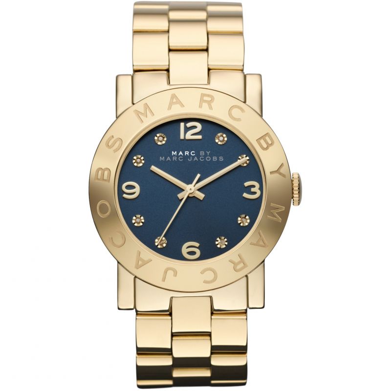 Marc By Marc Jacobs Amy Blue Dial Ladies Watch#MBM3166 - The Watches Men & CO