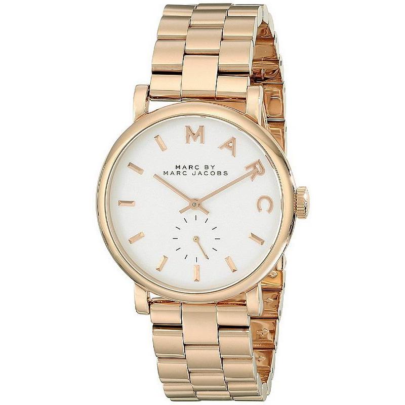 Marc By Marc Jacobs Silver Dial Rose Gold-tone Ladies Watch MBM3244