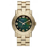 Marc By Marc Jacobs Amy Black Women's Gold Classic Watch  MBM3273 - The Watches Men & CO