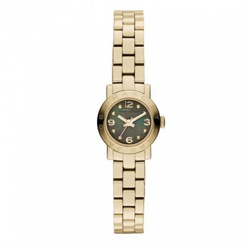 Marc By Marc Jacobs Amy Black Women's Gold Classic Watch  MBM3275 - The Watches Men & CO