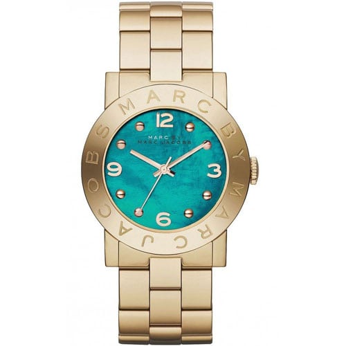 Marc By Marc Jacobs Amy Green Women's Gold Classic Watch  MBM8624 - The Watches Men & CO