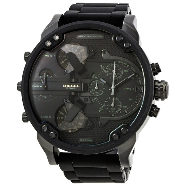 Diesel Mr. Daddy 2.0 Chronograph Black Dial Men's Watch #DZ7396 - The Watches Men & CO