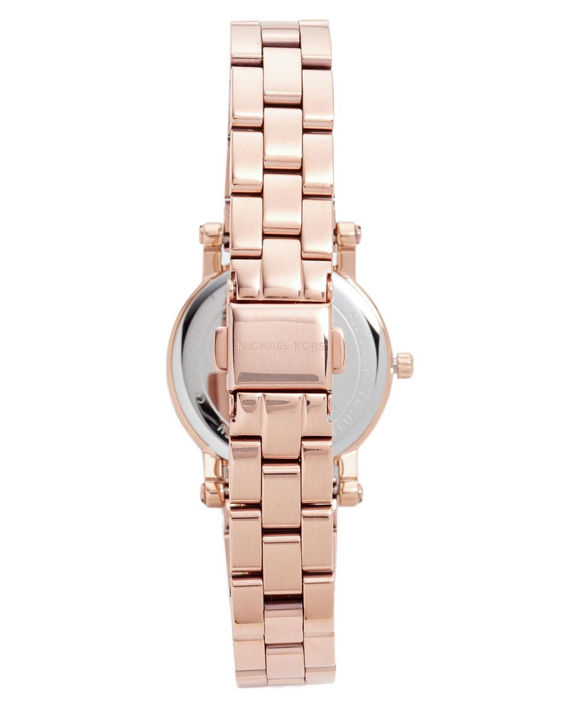 Michael Kors Petite Rose Gold Norie Women's Watch MK3776 - The Watches Men & CO #3