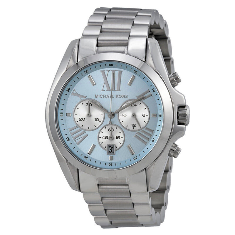 Michael Kors Bradshaw Chronograph Blue Dial Stainless Steel Ladies Watch Watch MK6099 - The Watches Men & CO