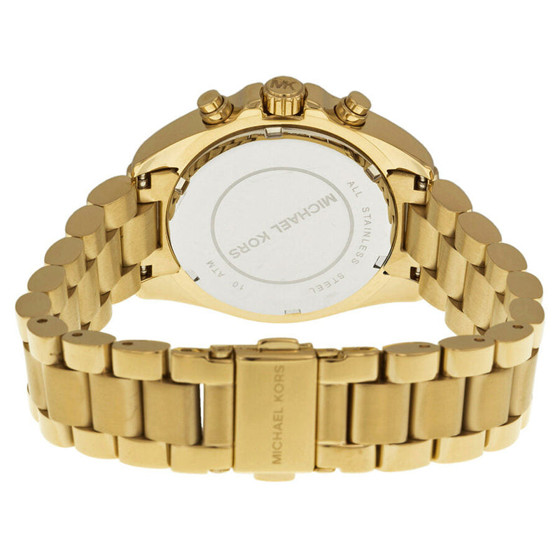 Michael Kors Bradshaw Chronograph Champagne Dial Ladies Watch #MK5798 - The Watches Men & CO #3