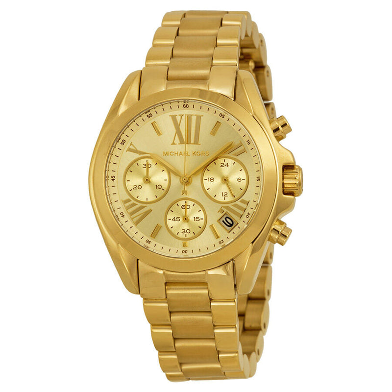Michael Kors Bradshaw Chronograph Champagne Dial Ladies Watch #MK5798 - The Watches Men & CO