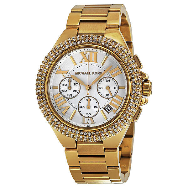 Michael Kors Bradshaw Chronograph Gold-tone Ladies Watch MK5756 - The Watches Men & CO