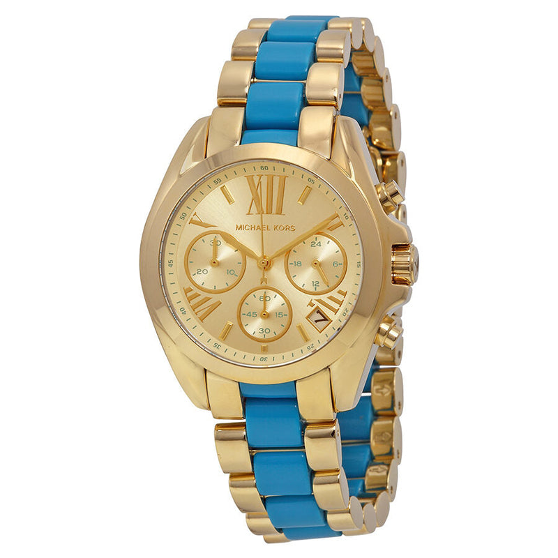 Michael Kors Bradshaw Chronograph Champagne Dial Ladies Watch MK5908 - The Watches Men & CO