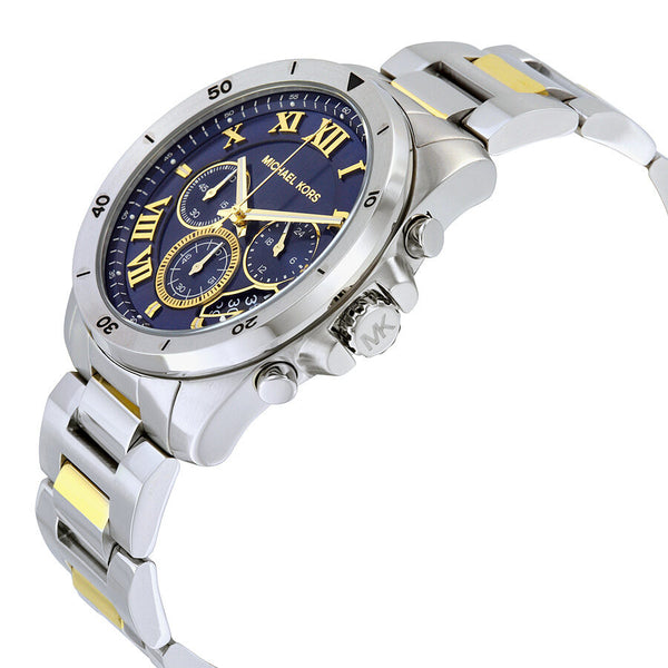 Michael Kors Brecken Chronograph Blue Dial Men's Watch MK8437 - The Watches Men & CO #2