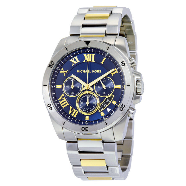 Michael Kors Brecken Chronograph Blue Dial Men's Watch MK8437 - The Watches Men & CO