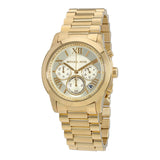 Michael Kors Cooper Chronograph Gold Dial Ladies Watch MK6274 - The Watches Men & CO