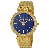 Michael Kors Darci Blue Dial Gold-tone Ladies Watch MK3406 - The Watches Men & CO
