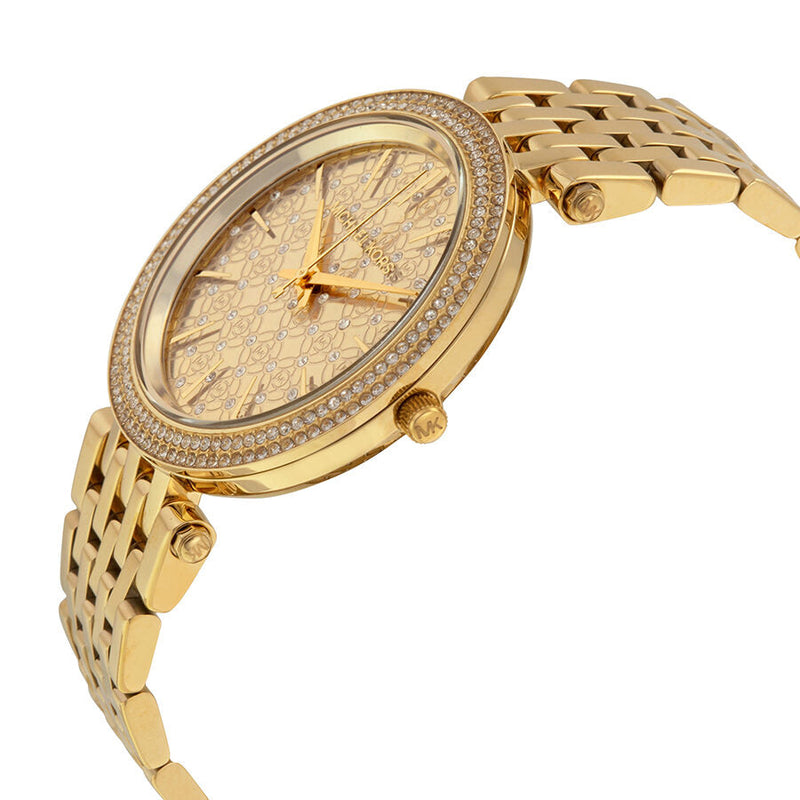 Michael Kors Darci Gold Crystal-set Dial Gold-tone Ladies Watch #MK3398 - The Watches Men & CO #2