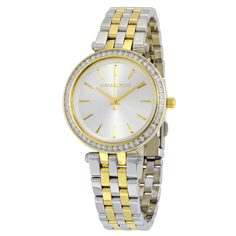 Michael Kors Darci Pearl White Two-tone Ladies Watch MK3405 - The Watches Men & CO