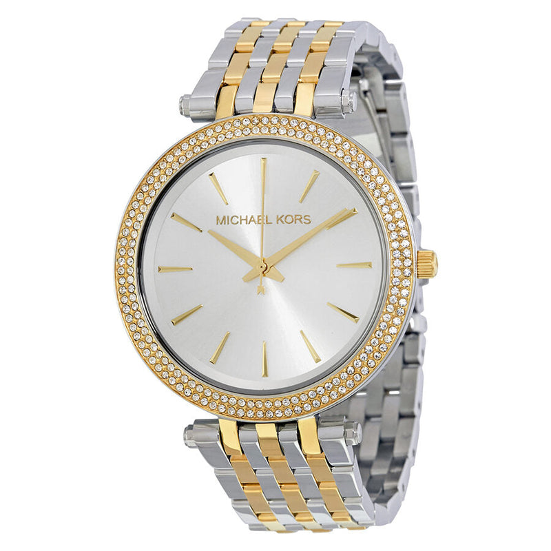 Michael Kors Darci Silver Dial Two-tone Ladies Watch #MK3215 - The Watches Men & CO