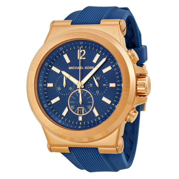 Gold and blue michael kors watch men's online