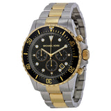 Michael Kors Everest Oversized Chronograph Black Dial Two-tone Men's Watch MK8311 - The Watches Men & CO