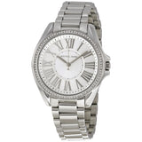 Michael Kors Kacie Silver Dial Stainless Steel Ladies Watch MK6183 - The Watches Men & CO