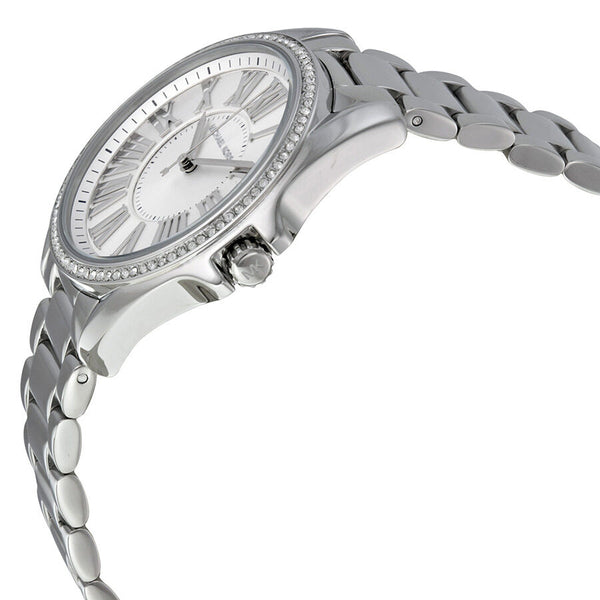 Michael Kors Kacie Silver Dial Stainless Steel Ladies Watch MK6183 - The Watches Men & CO #2
