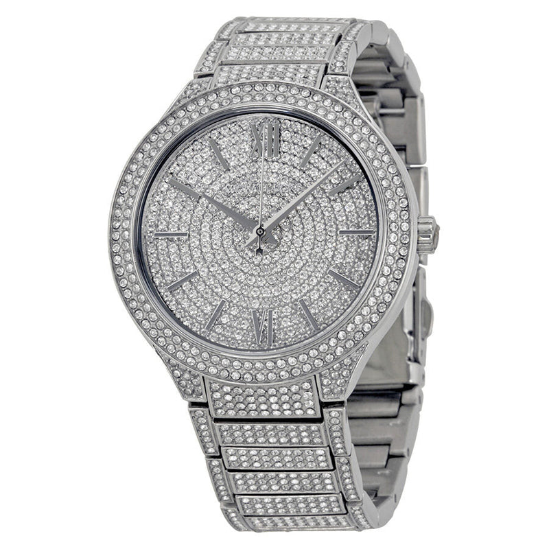 Michael Kors Kerry Crystal Pave Stainless Steel Ladies Watch MK3359 - The Watches Men & CO