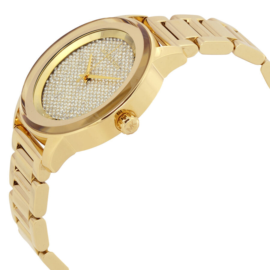 Michael Kors Kinley Pave Gold tone Ladies Watch MK6209 The